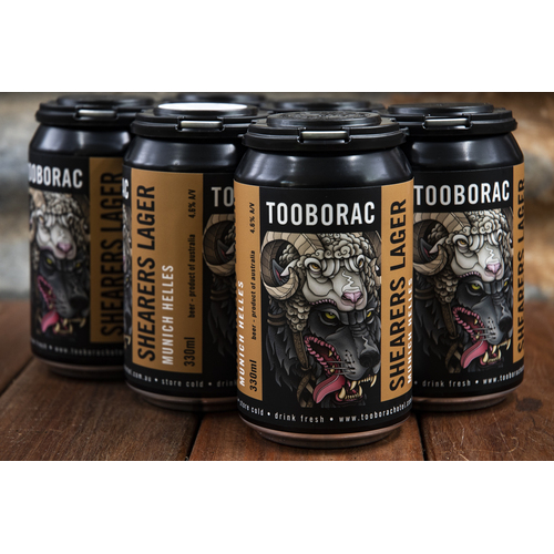 Tooborac Brewery - Shearer's Lager 4.6% ABV